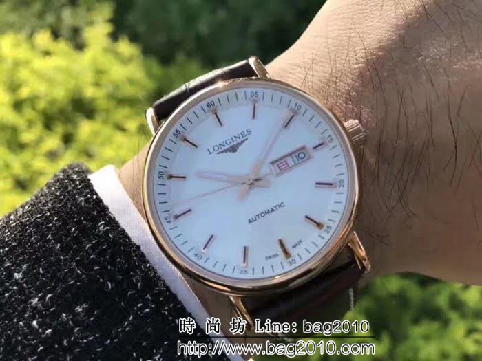 LONGINES浪琴 最新實拍 精緻款男士腕表 WSS1675